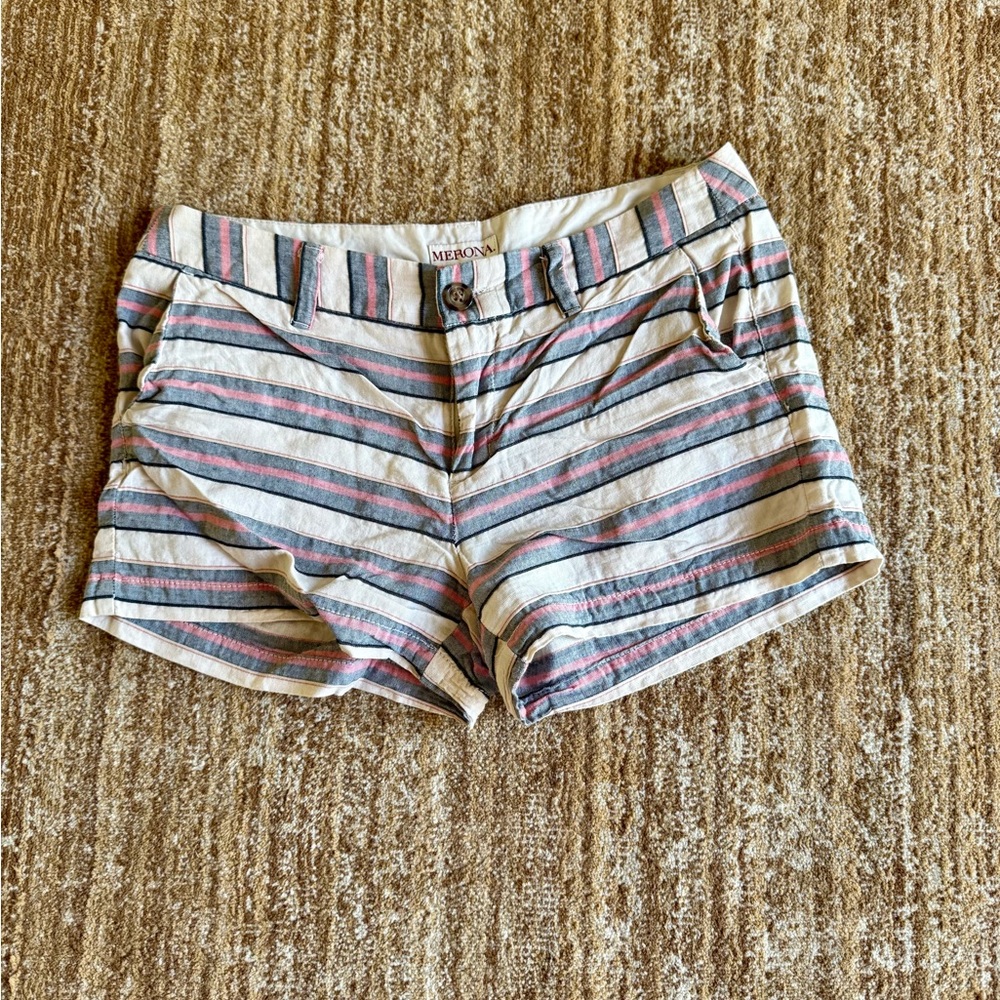 Merona Women's Striped Shorts - Multicolor